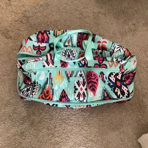 Vera Bradley rolling duffle (medium size)